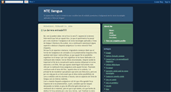 Desktop Screenshot of ntellengua.blogspot.com