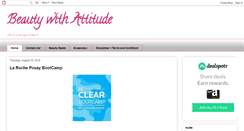 Desktop Screenshot of beauty-with-attitude.blogspot.com