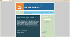 Desktop Screenshot of hispeacemakers.blogspot.com