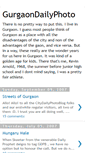Mobile Screenshot of gurgaondailyphotoblog.blogspot.com