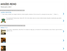 Tablet Screenshot of missoesreino.blogspot.com