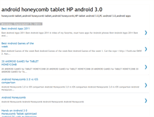 Tablet Screenshot of androidtablethoneycomb.blogspot.com