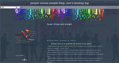 Desktop Screenshot of peopleversuspeople.blogspot.com