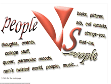 Tablet Screenshot of peopleversuspeople.blogspot.com