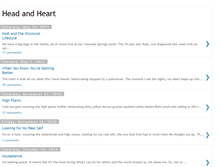 Tablet Screenshot of headheart.blogspot.com