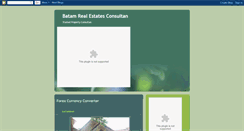 Desktop Screenshot of batamrealestates.blogspot.com