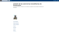 Desktop Screenshot of inmobiliariapontevedra.blogspot.com