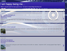Tablet Screenshot of iamhappybeingme.blogspot.com