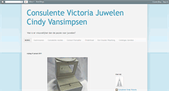 Desktop Screenshot of cindyvictoriajuwelen.blogspot.com