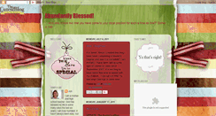 Desktop Screenshot of blessedabundantly-juli.blogspot.com
