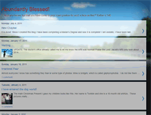 Tablet Screenshot of blessedabundantly-juli.blogspot.com