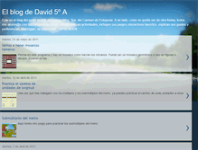 Tablet Screenshot of elblogdedavid5a.blogspot.com