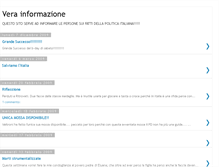 Tablet Screenshot of informazionevera.blogspot.com