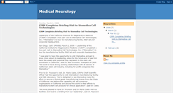 Desktop Screenshot of medicalneurology.blogspot.com