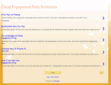 Tablet Screenshot of cheapengagementpartyinvitations.blogspot.com