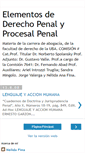 Mobile Screenshot of derechopenalelementos.blogspot.com