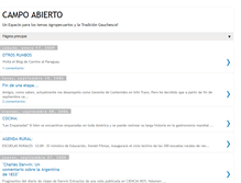 Tablet Screenshot of campo-abierto.blogspot.com