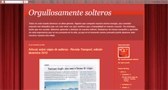Desktop Screenshot of orgullosamentesolteros.blogspot.com