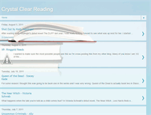 Tablet Screenshot of crystalsbookblog.blogspot.com