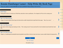 Tablet Screenshot of bonnielamerhelpwrite.blogspot.com