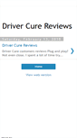 Mobile Screenshot of drivercure-reviews.blogspot.com