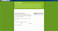 Desktop Screenshot of earinfection.blogspot.com