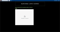 Desktop Screenshot of karishmalovescenes.blogspot.com