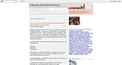 Desktop Screenshot of journalistes-cgc.blogspot.com