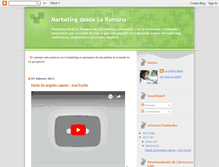 Tablet Screenshot of marketingdesdelaromana.blogspot.com