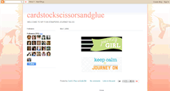 Desktop Screenshot of cardstockscissorsandglue.blogspot.com