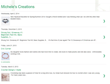 Tablet Screenshot of michelescreations.blogspot.com