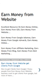 Mobile Screenshot of earn-money-from-website-999.blogspot.com