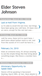 Mobile Screenshot of elderstevenjohnson.blogspot.com