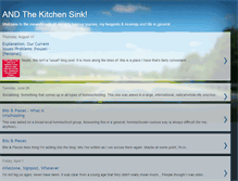Tablet Screenshot of and-the-kitchen-sink.blogspot.com