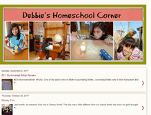 Tablet Screenshot of debbieshomeschoolcorner.blogspot.com