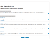 Tablet Screenshot of for-lingerie.blogspot.com