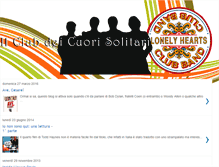 Tablet Screenshot of clubdeicuorisolitari.blogspot.com