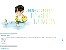 Tablet Screenshot of johnnyoctopus.blogspot.com