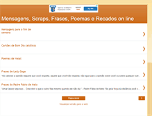 Tablet Screenshot of doce-recado.blogspot.com