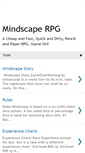 Mobile Screenshot of mindscaperpg.blogspot.com