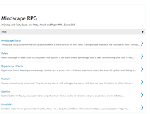 Tablet Screenshot of mindscaperpg.blogspot.com