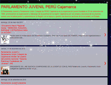 Tablet Screenshot of parlamentojuvenilcajamarca.blogspot.com