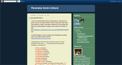 Desktop Screenshot of panoramasociocultural.blogspot.com