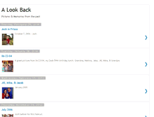 Tablet Screenshot of alookbackintime.blogspot.com