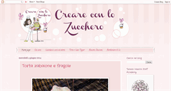 Desktop Screenshot of creareconlozucchero.blogspot.com