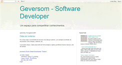 Desktop Screenshot of gedeveloper.blogspot.com