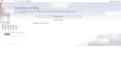 Desktop Screenshot of construyetublog.blogspot.com