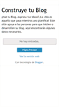 Mobile Screenshot of construyetublog.blogspot.com