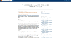 Desktop Screenshot of fibromyalgia-and-chronic-fatigue-help.blogspot.com