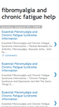 Mobile Screenshot of fibromyalgia-and-chronic-fatigue-help.blogspot.com